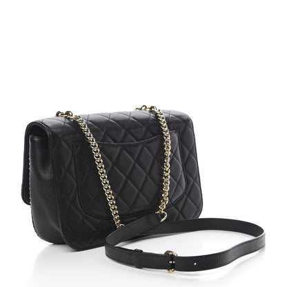 Chanel Caviar Quilted Large Studded Flap Black 4 of 14