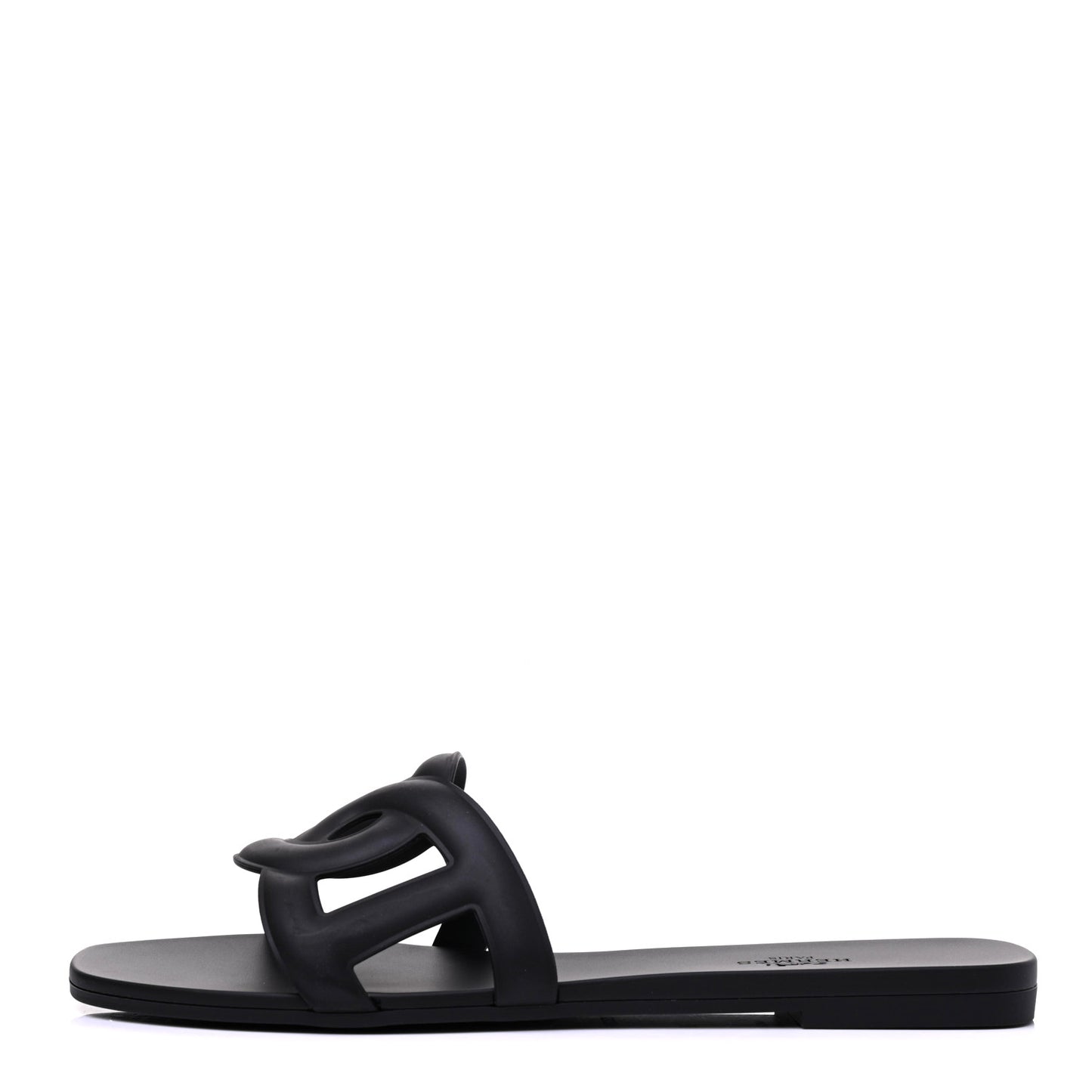 Rubber Aloha Sandals 39 Black