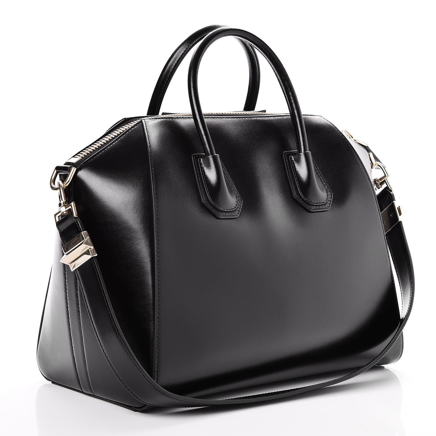 Givenchy Shiny Lord Calfskin Medium Antigona Black 3 of 7