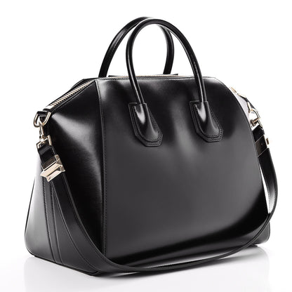 Givenchy Shiny Lord Calfskin Medium Antigona Black 3 of 7