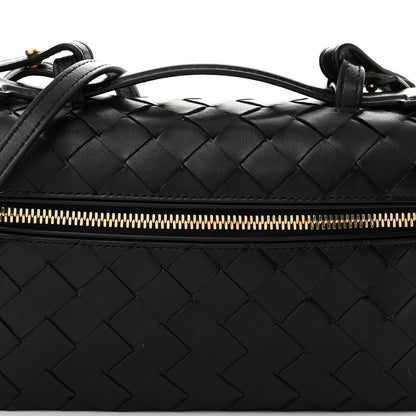 Bottega Veneta Calfskin Intrecciato Bang Bang Vanity Case Black 8 of 11