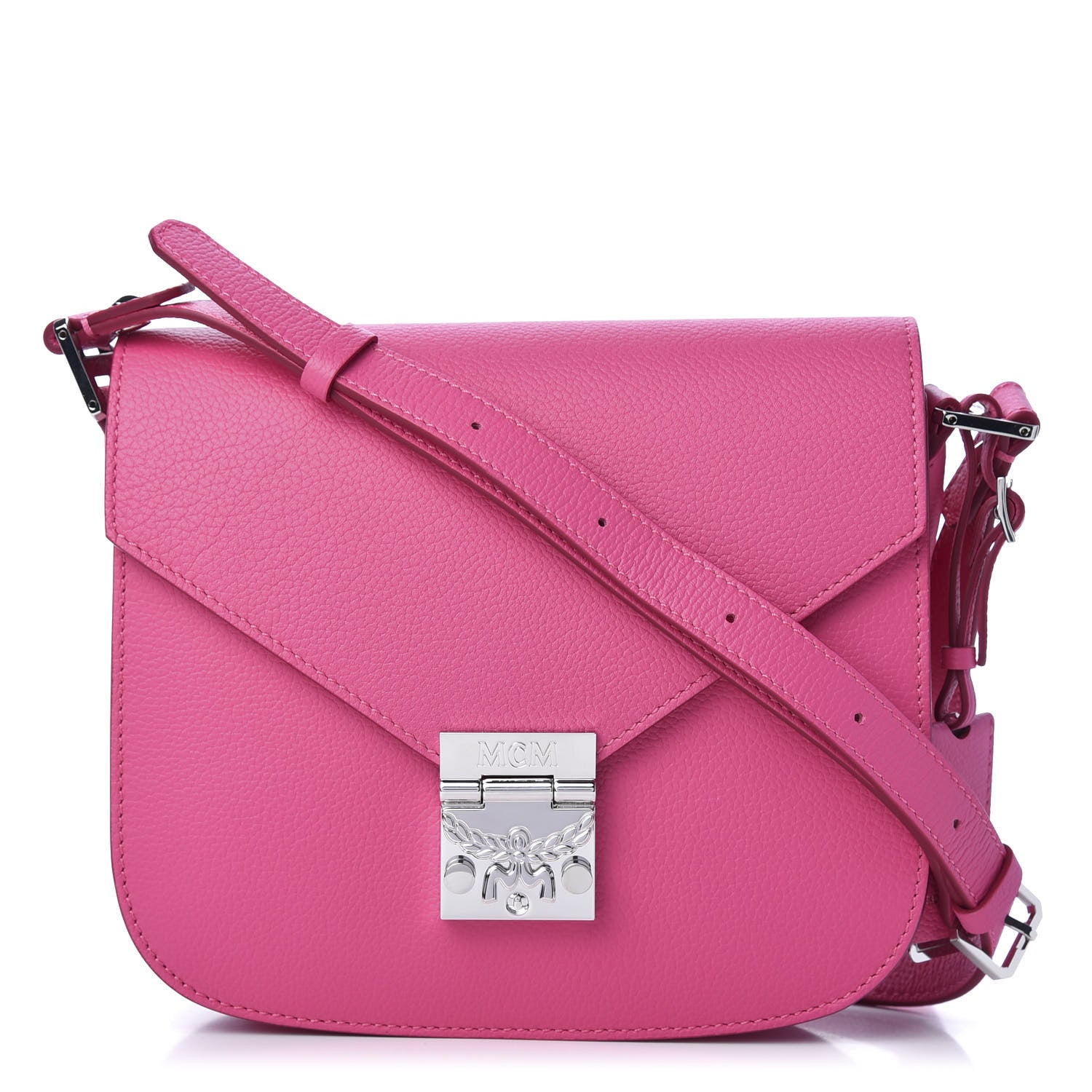 MCM Calfskin Patricia Small Crossbody Bag Sugar Pink 1 of 10