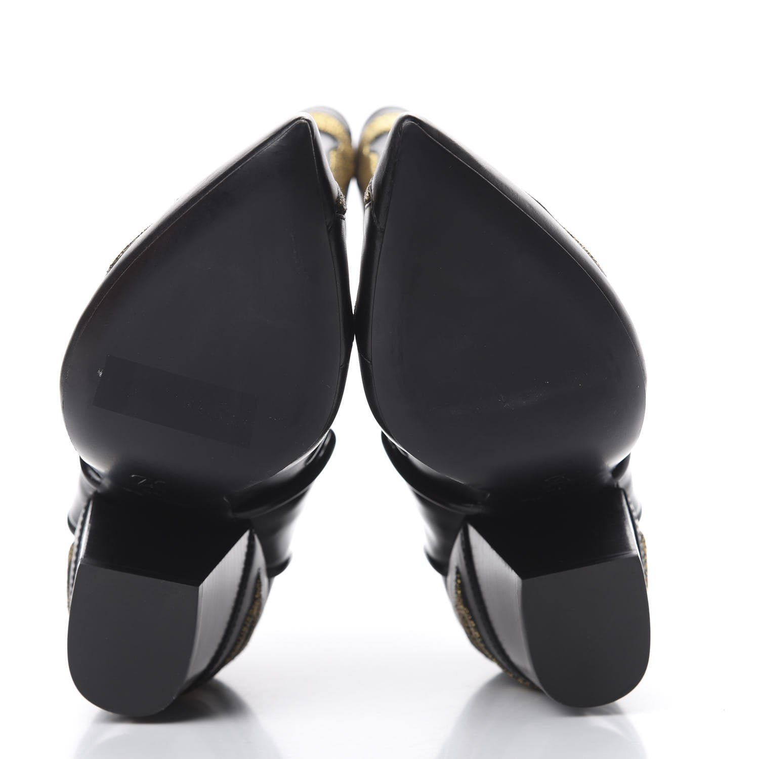 Louis Vuitton Calfskin Fireball Ankle Boots 39 Black Gold 5 of 11
