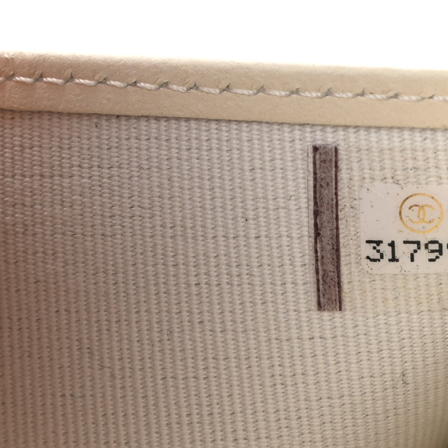 Caviar Quilted Compact Flap Wallet White