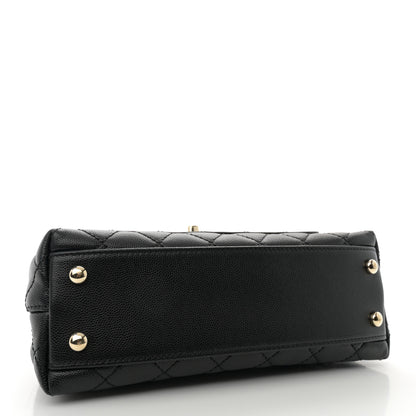 Chanel Caviar Quilted Mini Coco Handle Flap Black 4 of 13