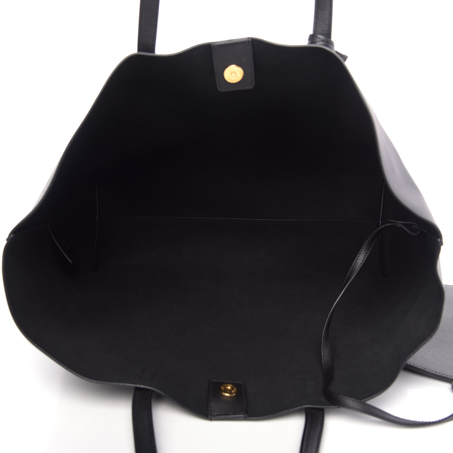 Saint Laurent Calfskin Large Shopping Tote Black 5 of 10