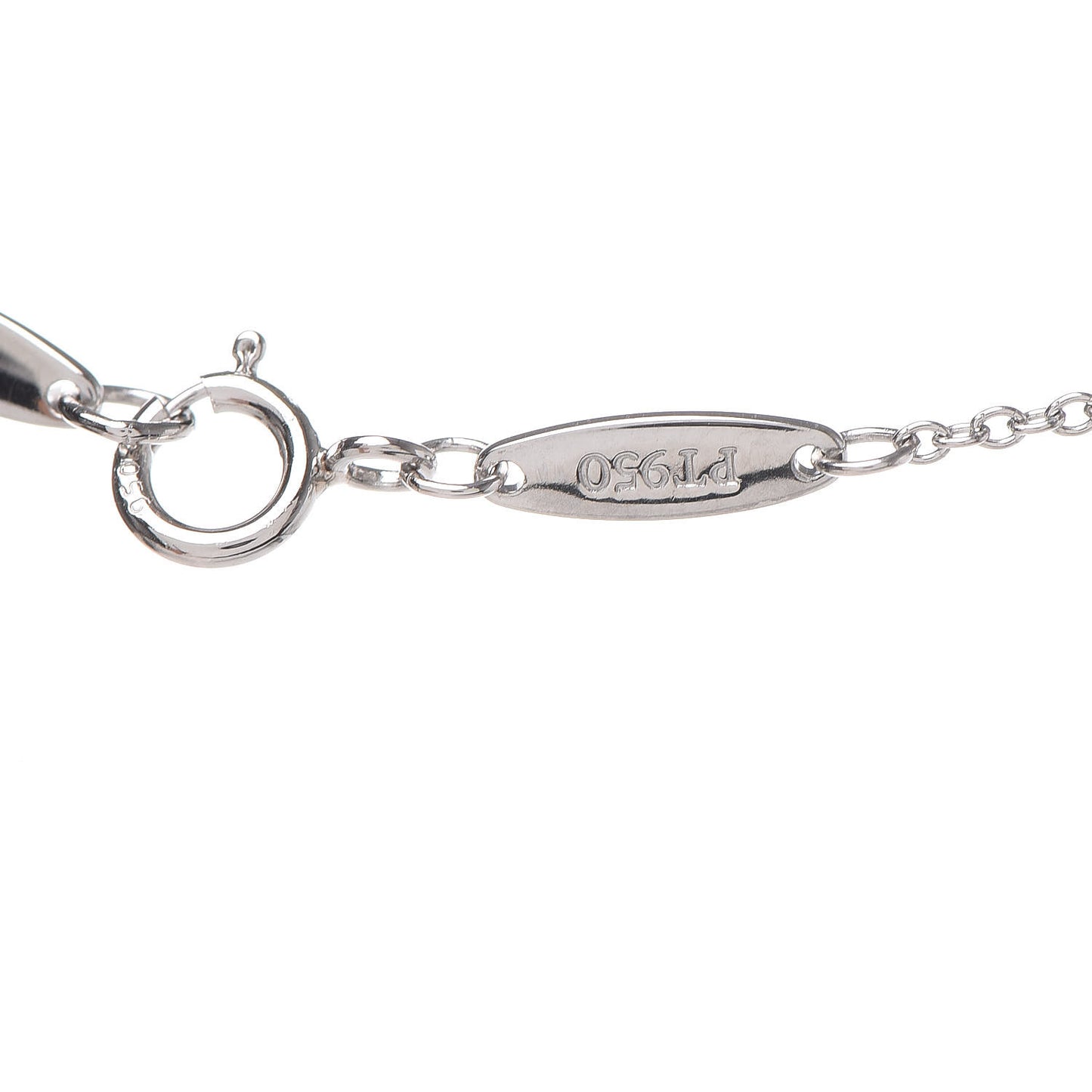 Platinum Diamond .14ct Elsa Peretti Diamonds by the Yard Pendant Necklace