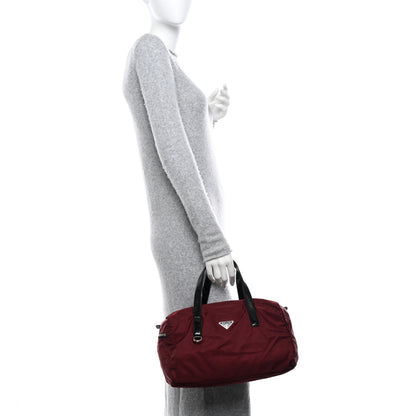 Prada Tessuto Nylon Duffel Granato 2 of 12