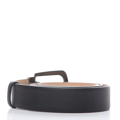 Chanel Calfskin Belt 95 38 Black 3 of 6