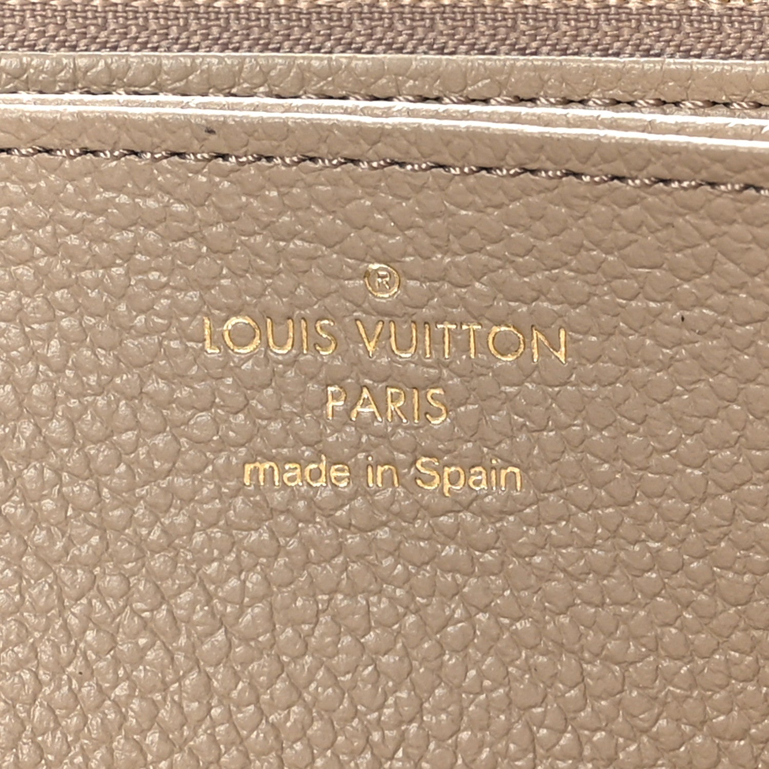 Louis Vuitton Empreinte Monogram Giant Zippy Wallet Tourterelle Creme 7 of 9