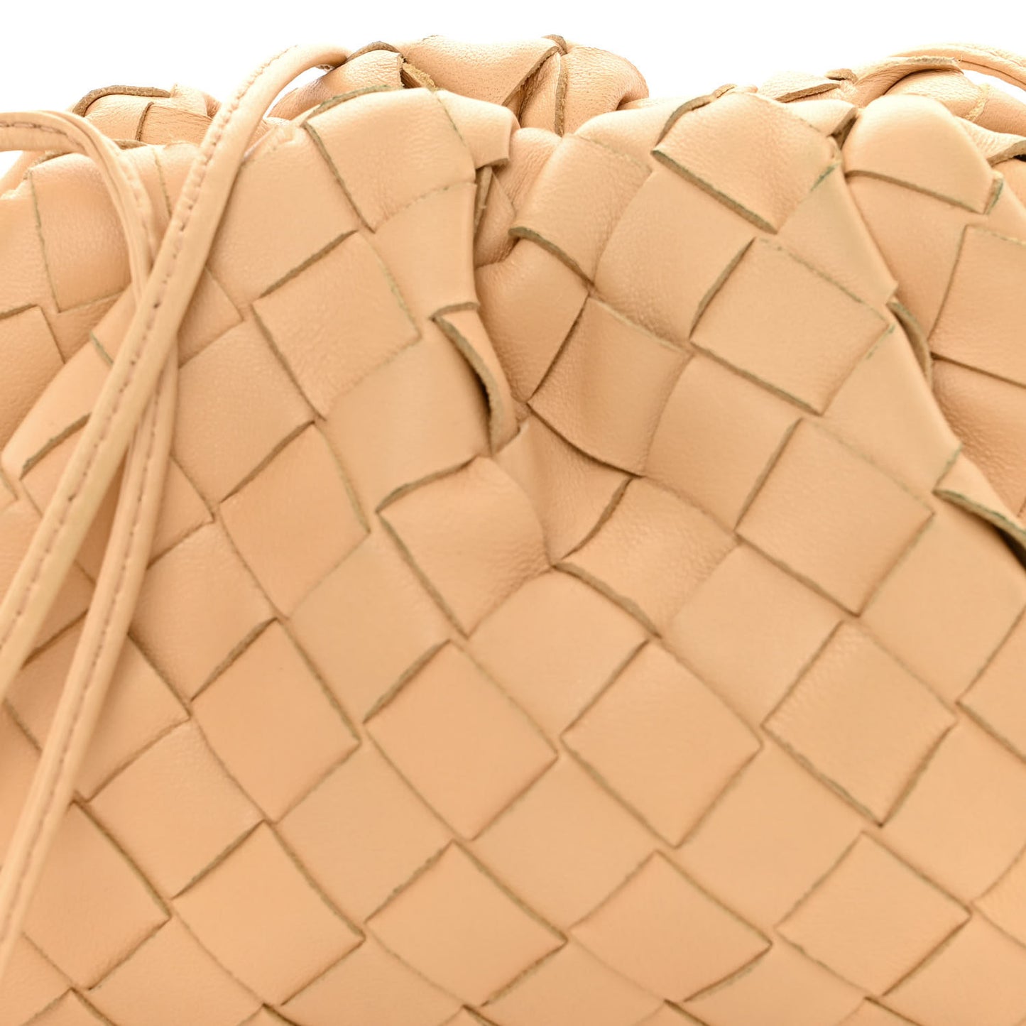 Nappa Intrecciato The Mini Pouch Almond