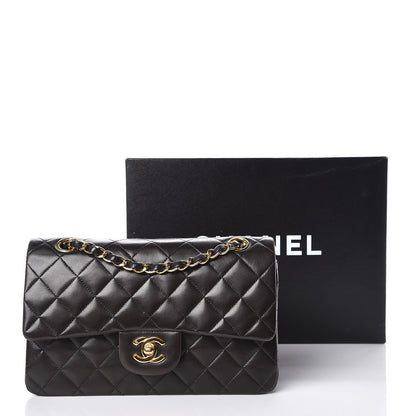 Chanel Lambskin Quilted Small Double Flap Black 14 of 14