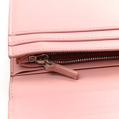 Fendi Vitello Century Hypnoteyes Continental Wallet Bubblegum 14 of 14