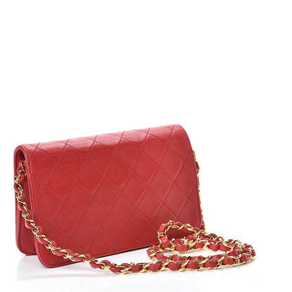 Chanel Lambskin Quilted Mini Flap Red 2 of 16