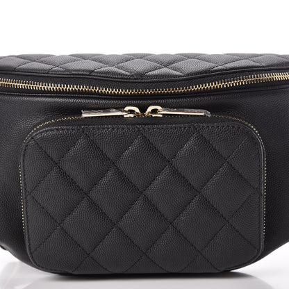 Chanel Caviar Quilted Business Affinity Waist Belt Bag Black 8 of 11