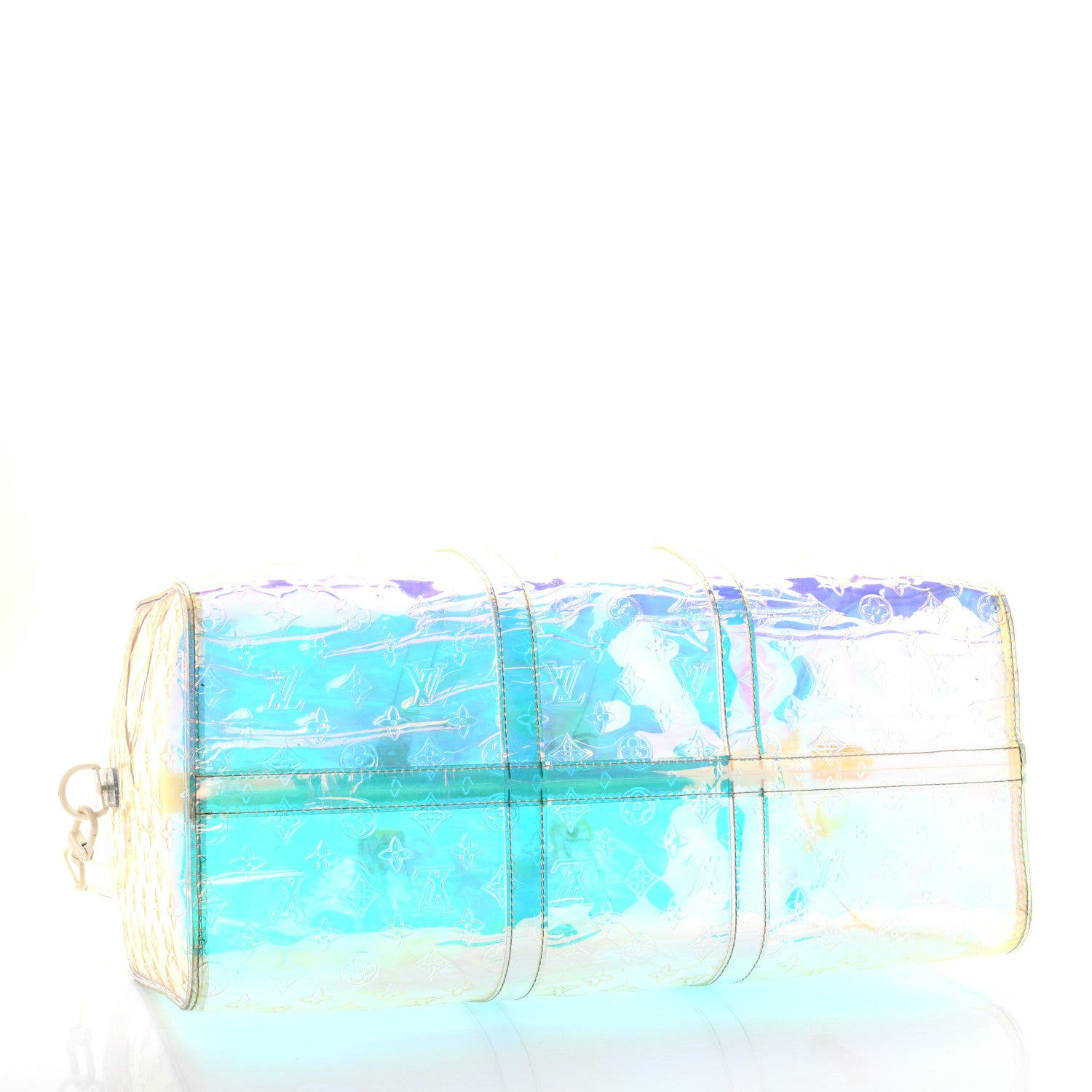 Louis Vuitton PVC Monogram Keepall Bandouliere 50 Iridescent Prism 4 of 11