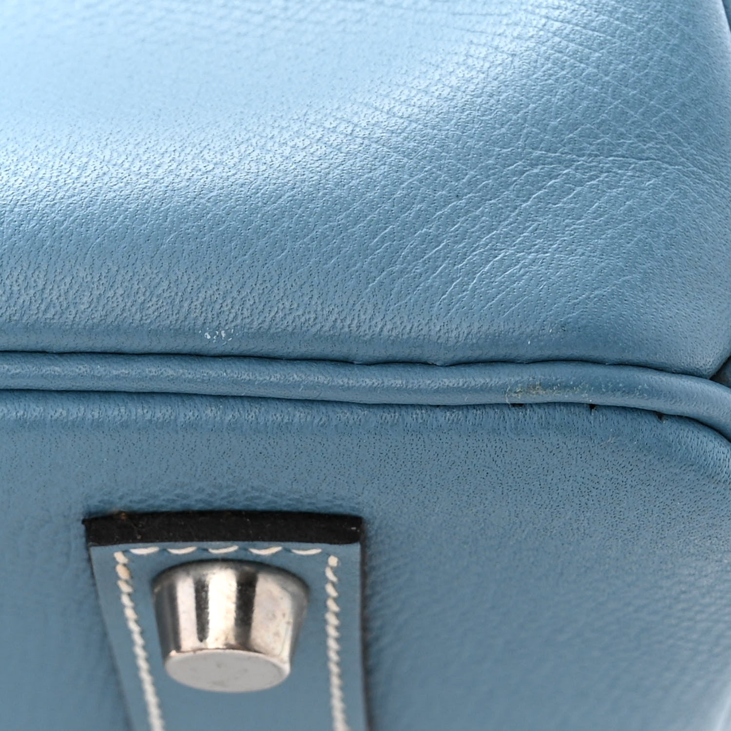 Hermes Epsom Birkin 35 Blue Jean 12 of 19