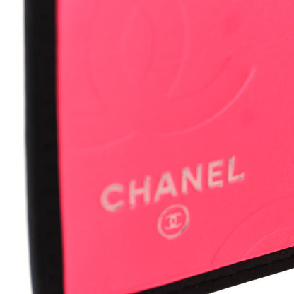 Chanel Calfskin Quilted Cambon Yen Wallet Black 9 of 10
