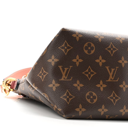 Louis Vuitton Monogram Beaubourg Hobo Mini Bordeaux Red Peach Safran Blue Jean Blue 16 of 20