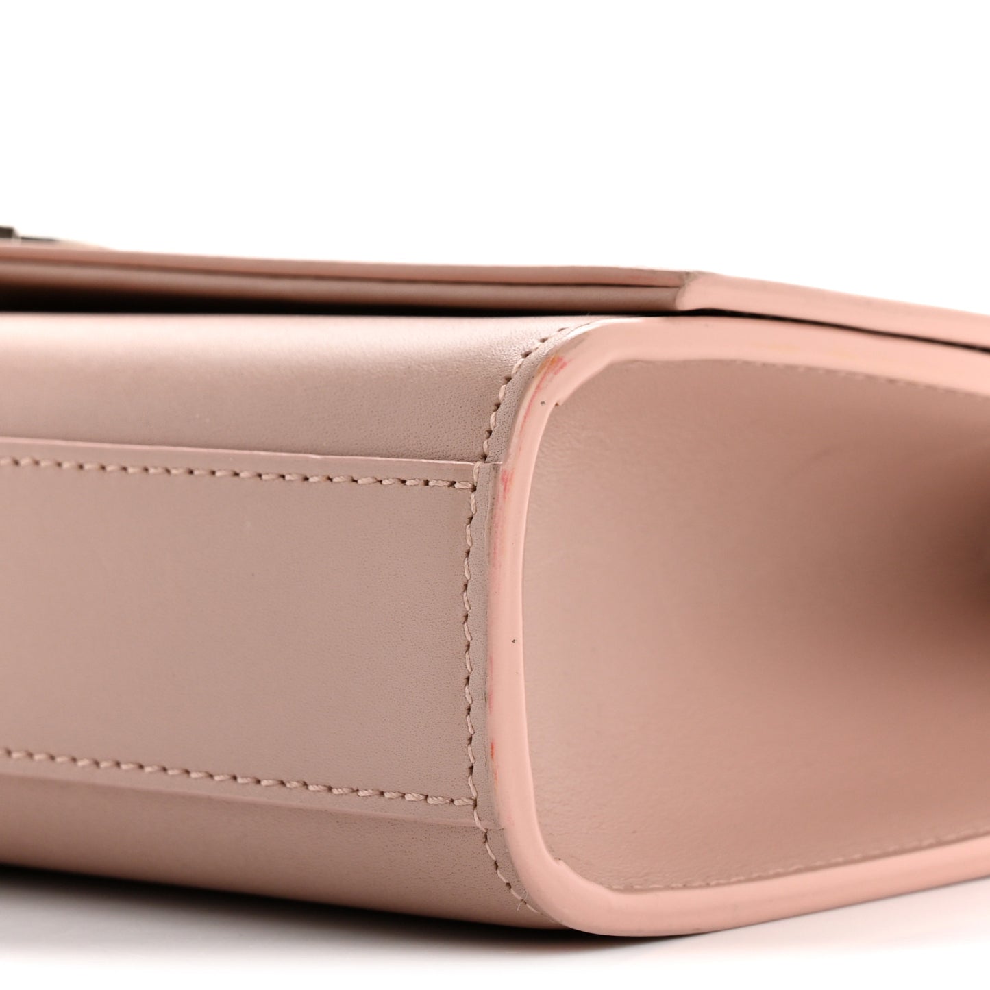 Smooth Calfskin Medium Classic Monogram Kate Tassel Satchel Pink