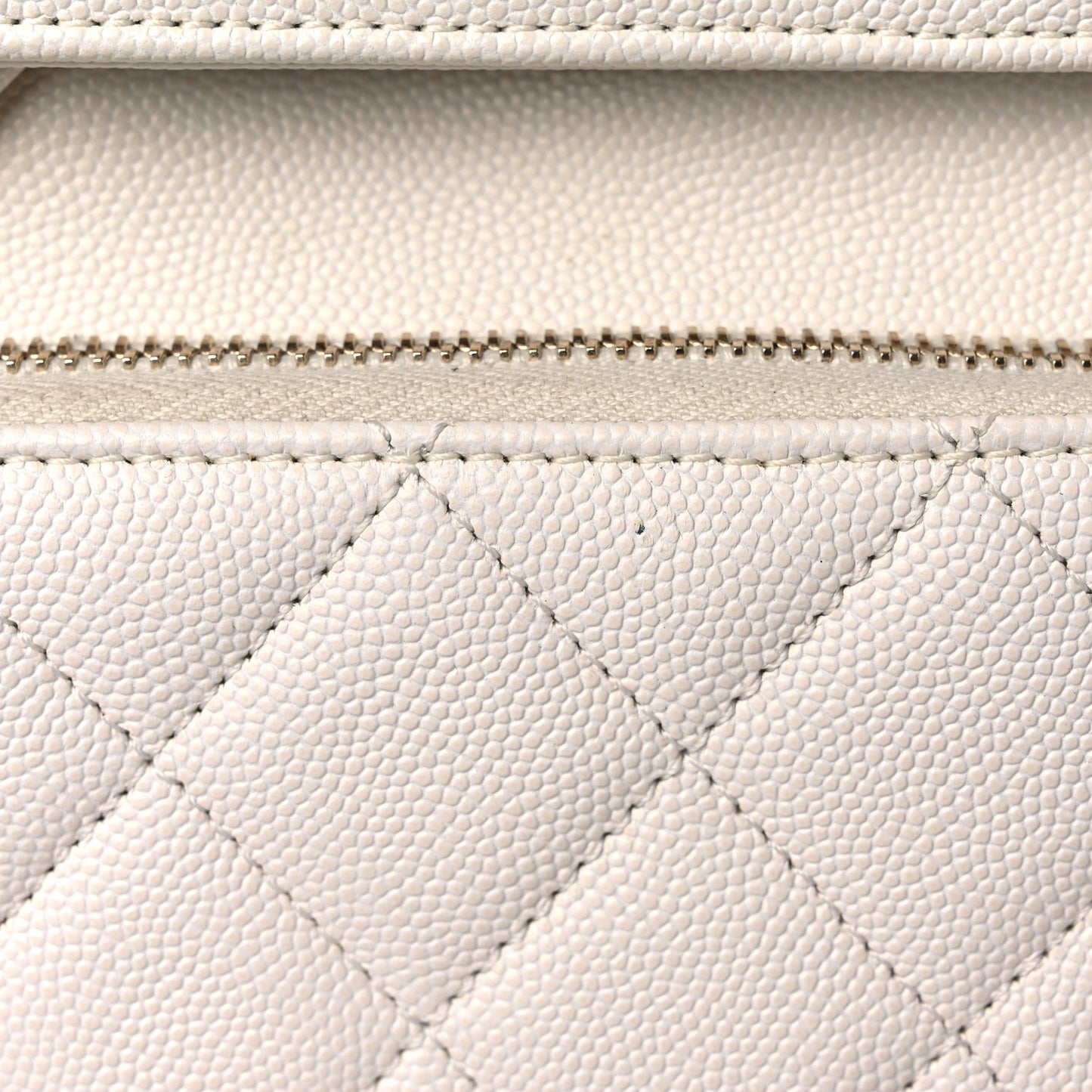 Caviar Quilted Business Affinity Backpack White