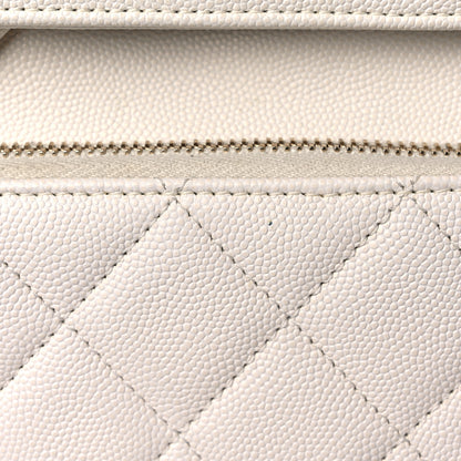 Chanel Caviar Quilted Business Affinity Backpack White 17 of 17