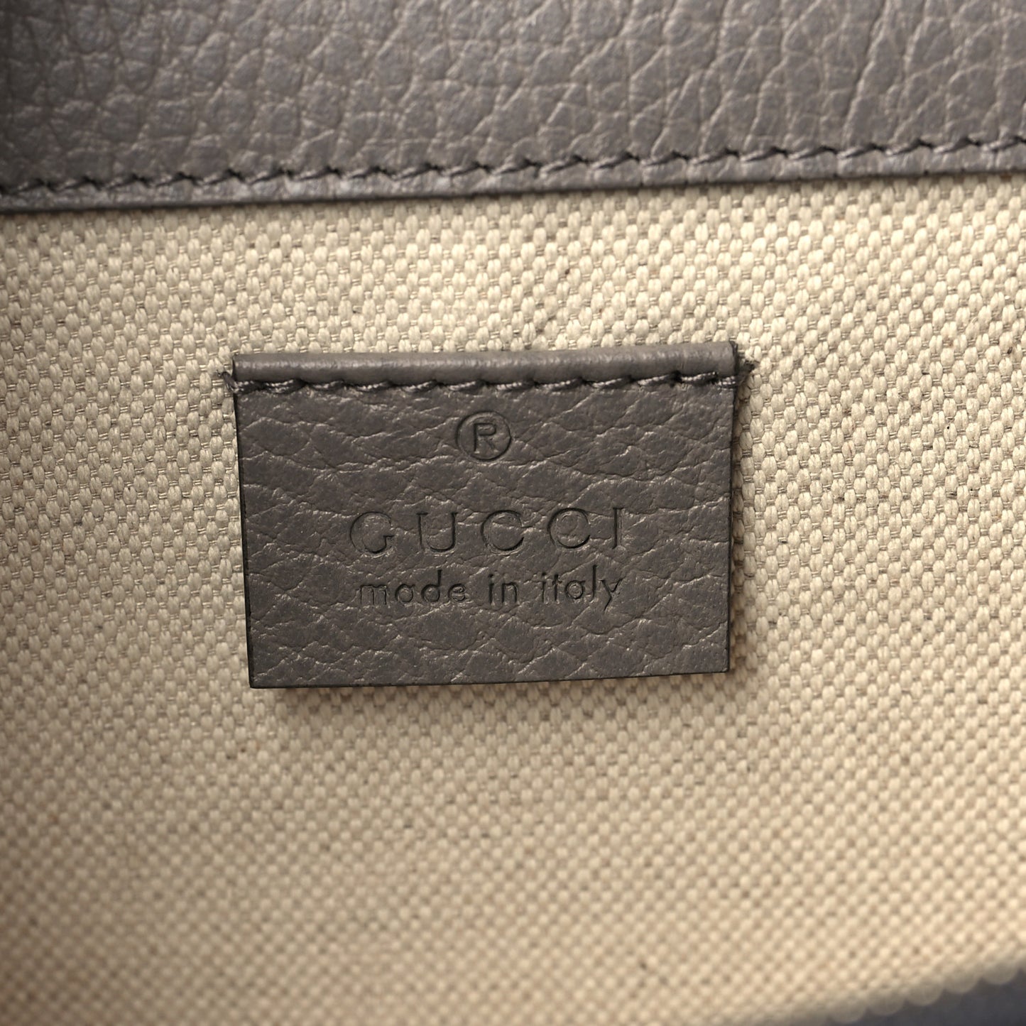 Pebbled Calfskin Small Dionysus Shoulder Bag Dusty Grey