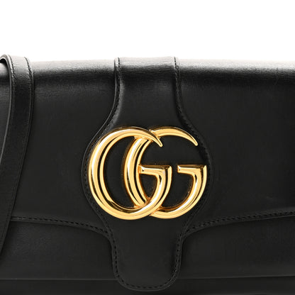 Gucci Vitello Palmellato Lux Small Arli Flap Shoulder Bag Black 8 of 10