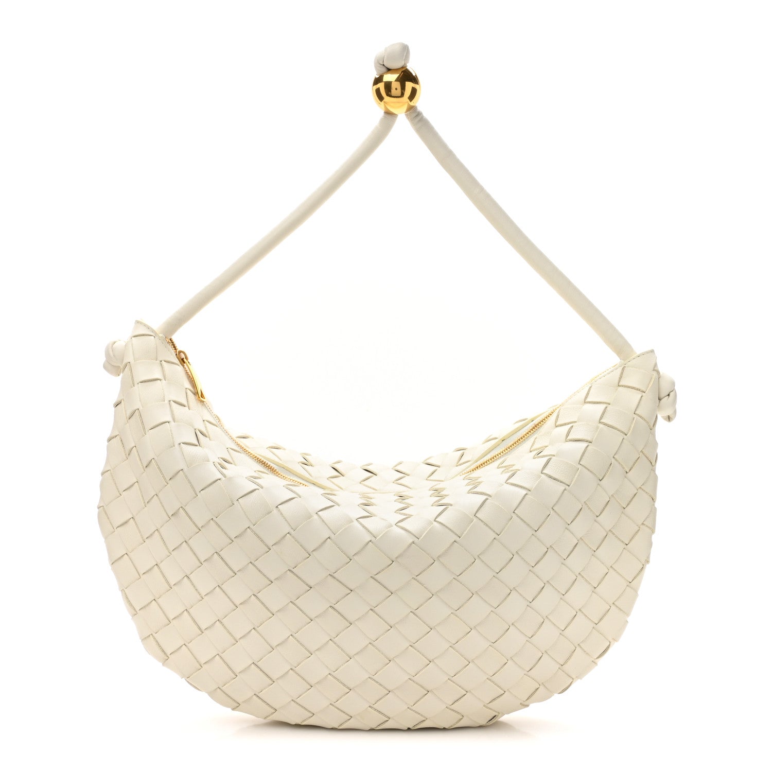 Bottega Veneta Nappa Intrecciato Medium Turn Pouch White 1 of 10