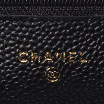 Chanel Caviar Quilted Wallet On Chain WOC Black 6 of 11