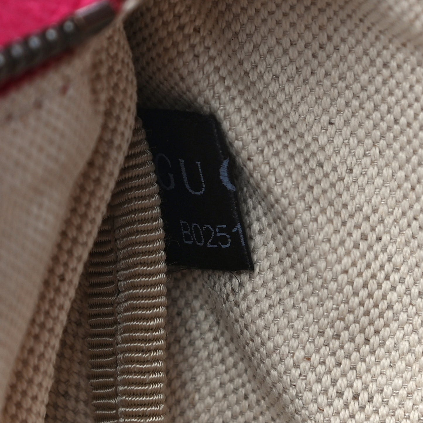 Grained Calfskin Small Logo Belt Bag Box Pink Green