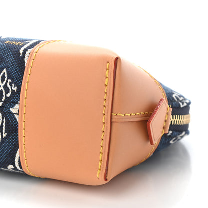 Louis Vuitton Jacquard Since 1854 Cosmetic Pouch PM Blue 8 of 8