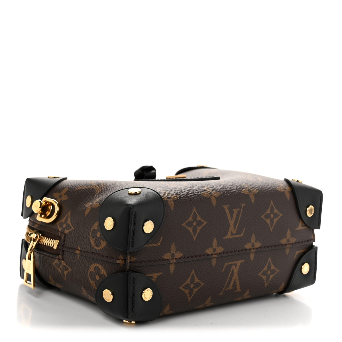 Louis Vuitton Monogram Petite Malle Souple Black 4 of 9