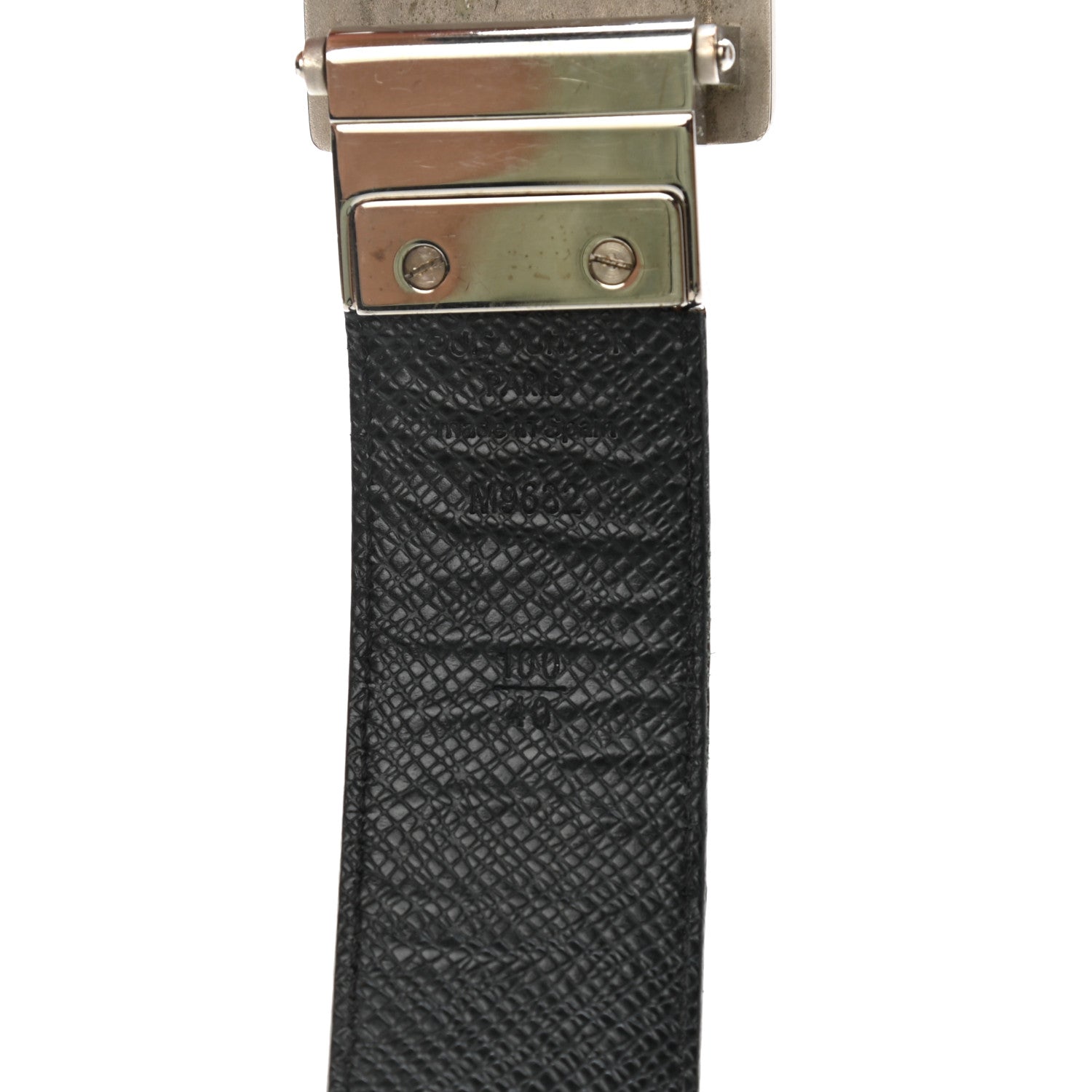 Louis Vuitton Damier Graphite 35mm LV Inventeur Reversible Belt 100 40 3 of 9