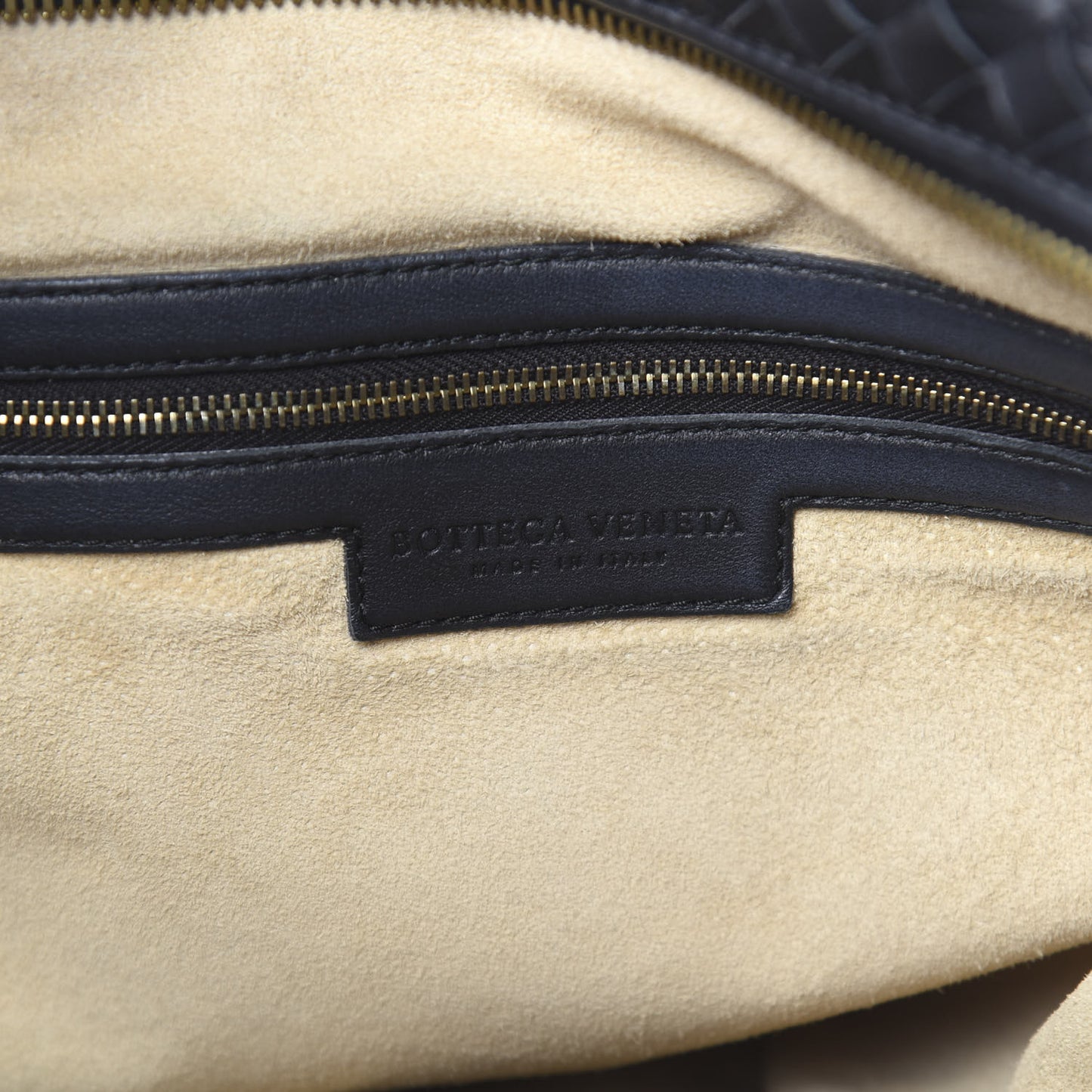 Nappa Intrecciato Medium Convertible Tote Black