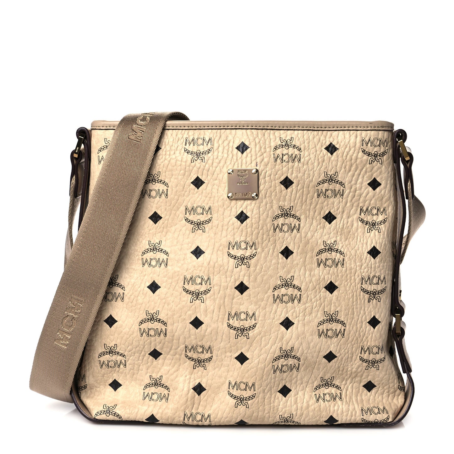 Visetos Crossbody Messenger Beige