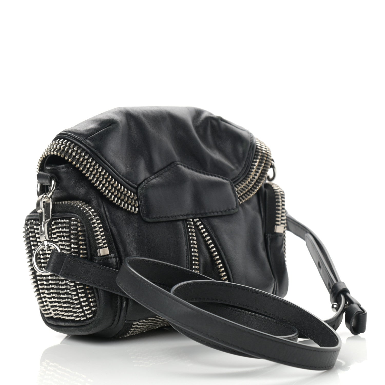 Alexander Wang Lambskin Micro Marti Crossbody Black 3 of 12