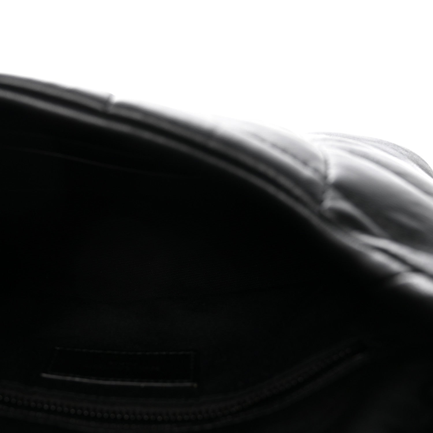 Saint Laurent Calfskin Quilted Toy Loulou Puffer Monogram Monochrome Chain Satchel Black 5 of 10