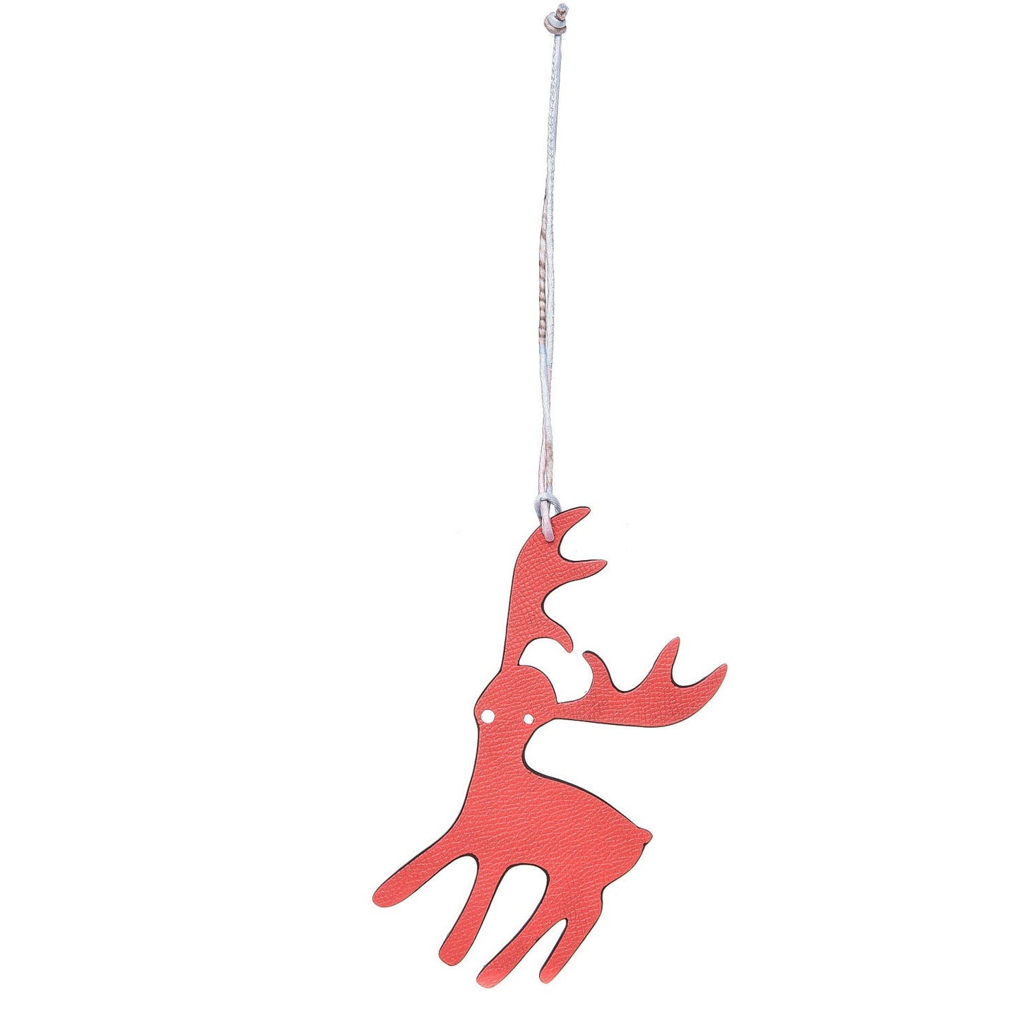 Togo Epsom Petit H Reindeer Bag Charm Rose Jaipur Nior Black
