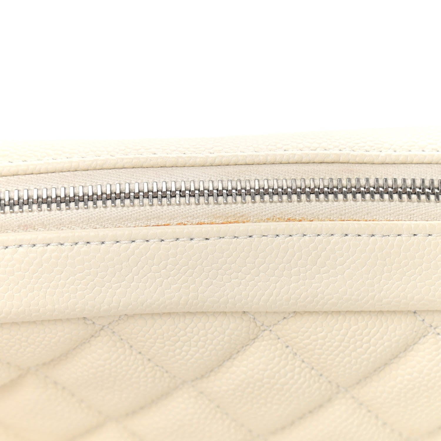 Chanel Caviar Quilted Jumbo Easy Flap Dark White 15 of 16
