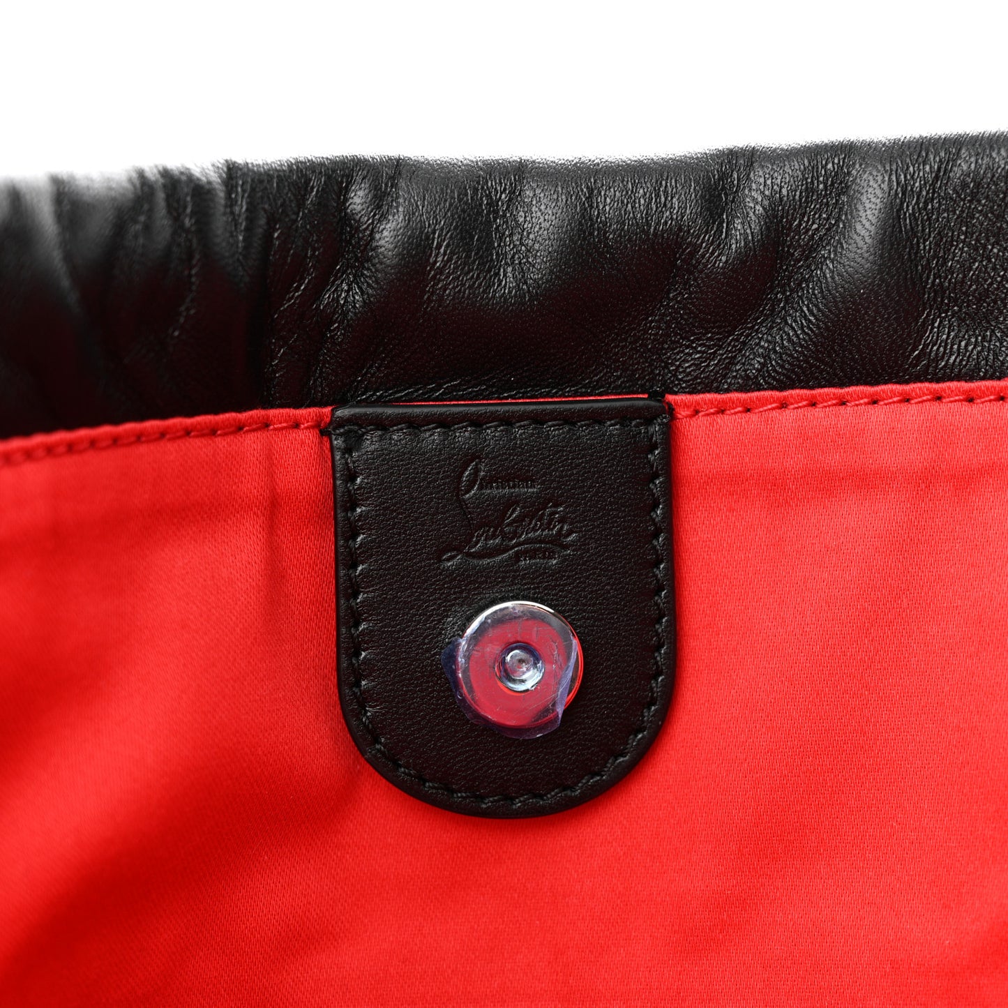 CHRISTIAN LOUBOUTIN Nappa Eyelet Logo Mouchara Tote