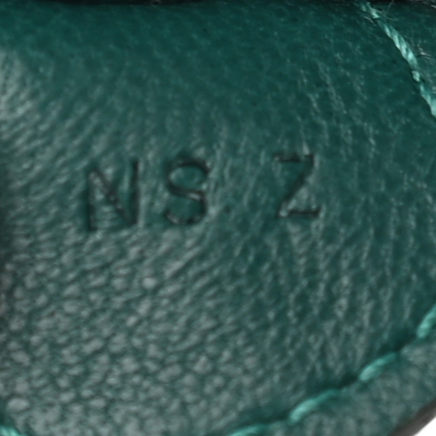 Hermes Milo Lambskin Matte Alligator Touch Grigri Rodeo Horse Bag Charm PM Malachite Menthe Bleu Brume Very Jade 4 of 4