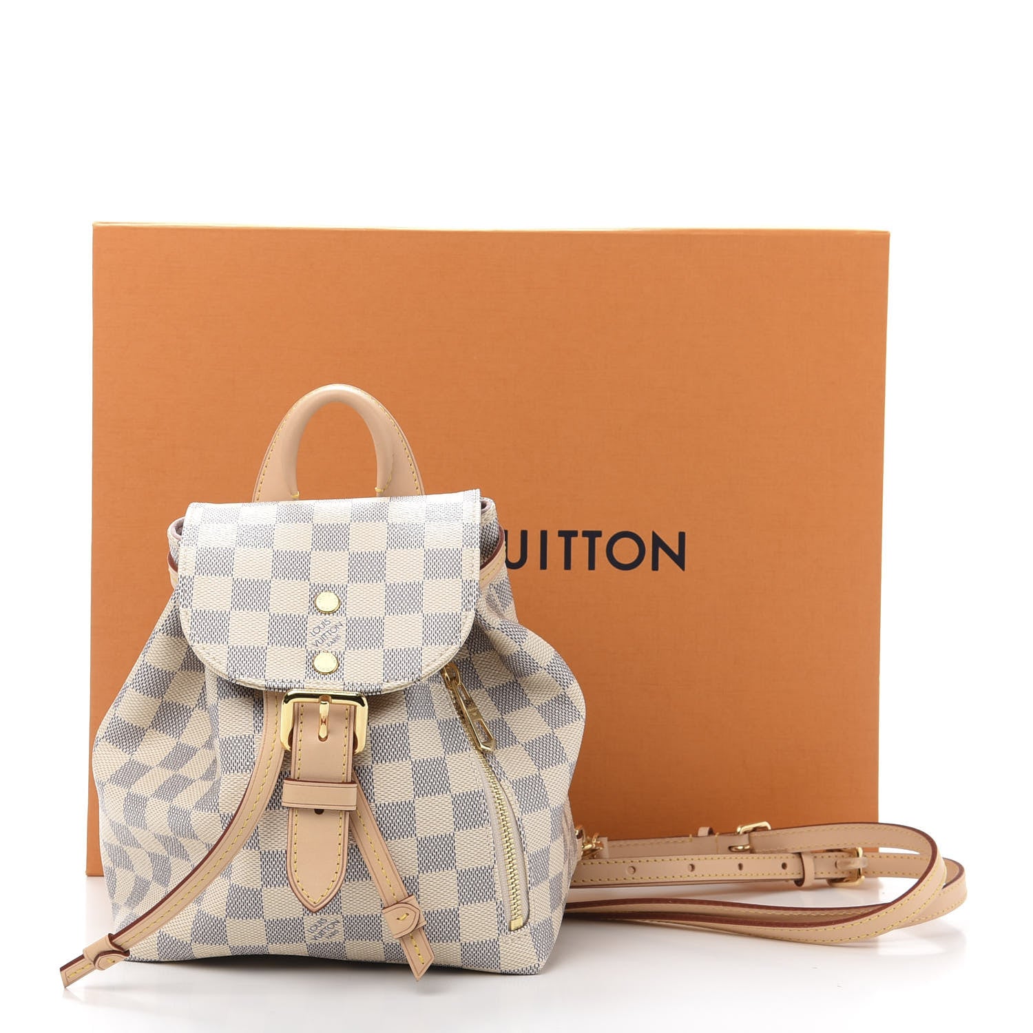 Louis Vuitton Damier Azur Sperone BB Backpack 10 of 10