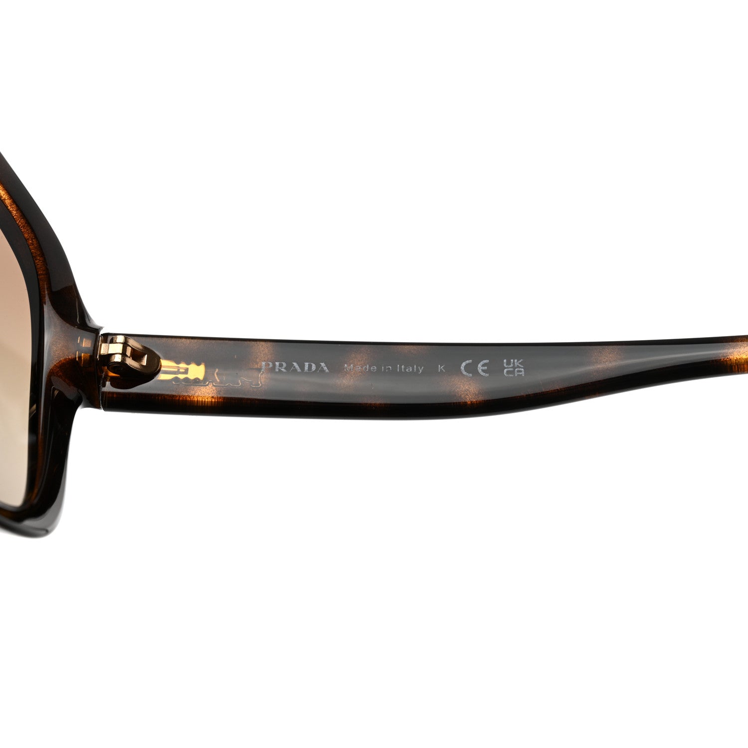 Prada Round SPR 18Q Sunglasses Tortoise Brown 6 of 8
