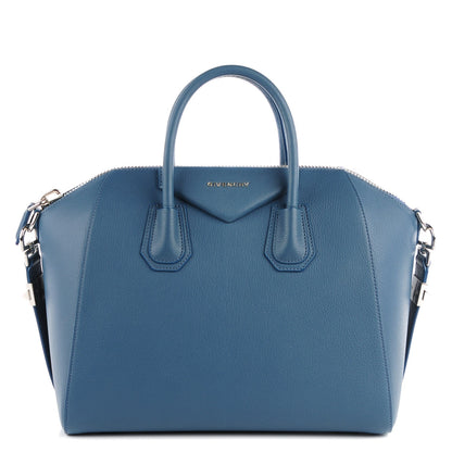 Givenchy Sugar Goatskin Medium Antigona Mineral Blue 1 of 9