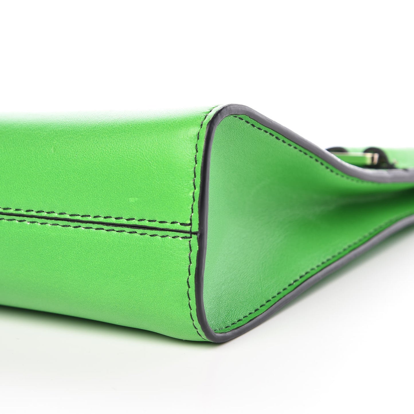 Calfskin Krista Kim Reglisse Clutch Green Black