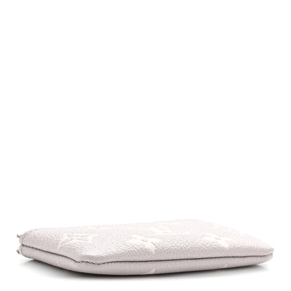 Louis Vuitton Empreinte Monogram Giant Key Pouch Brume Gray White Quartz 4 of 7