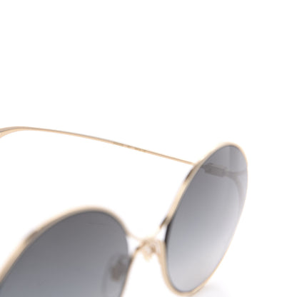 Gucci Round Pearl Tip Sunglasses GG0253S Gold 5 of 7