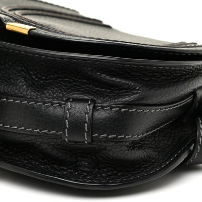 Chloe Calfskin Mini Marcie Round Crossbody Bag Black 11 of 13
