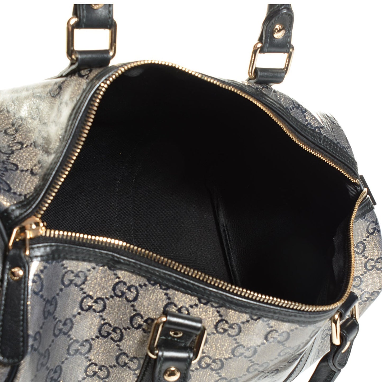 Crystal Monogram Medium Joy Boston Black
